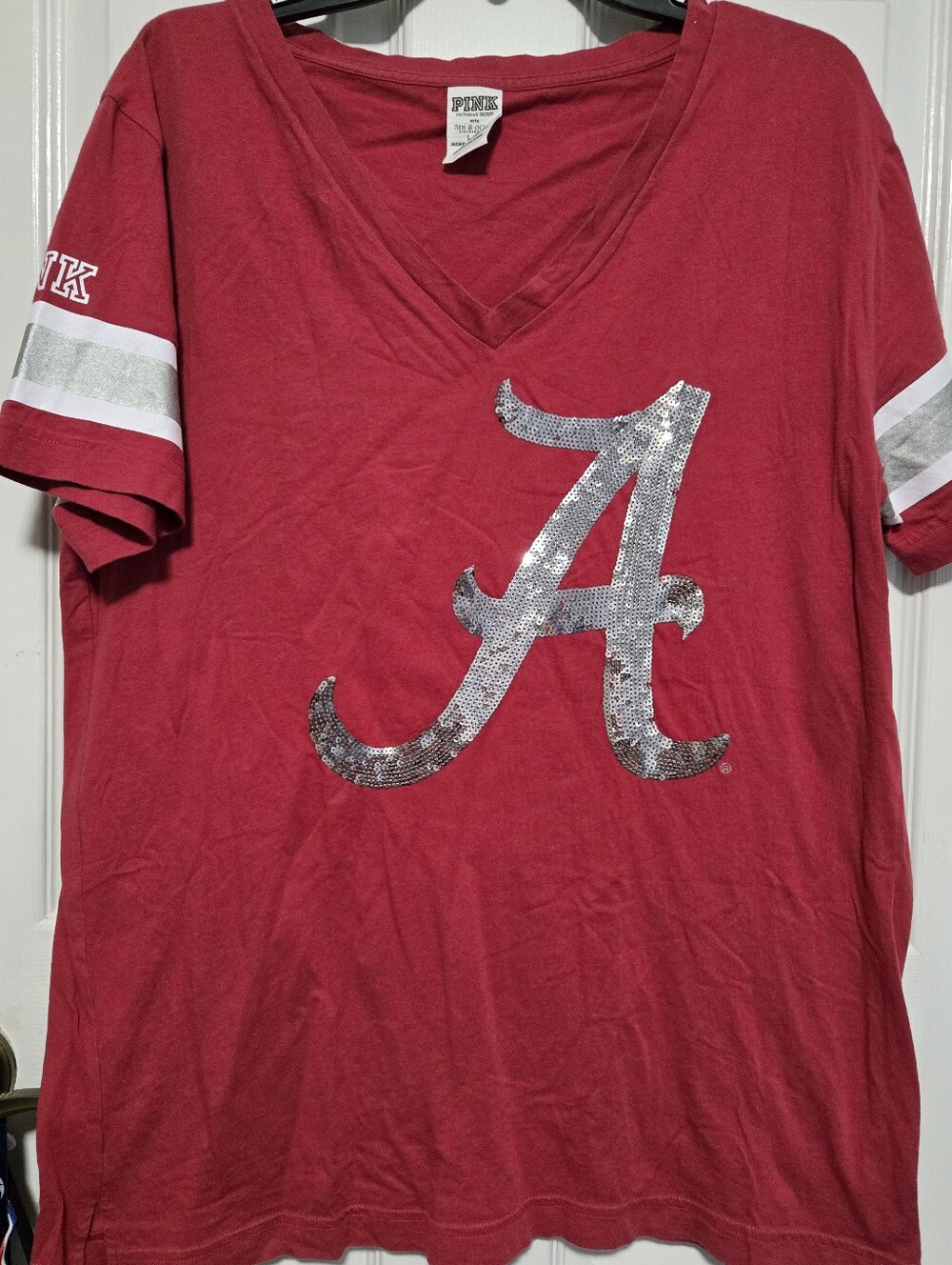 PINK Victoria's Secret University Of Alabama Sequined Shirt